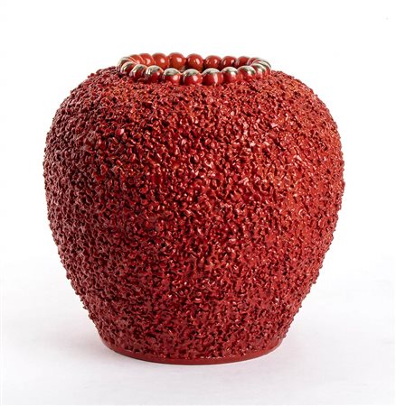 DERUTA<br>Vaso arancione tondo