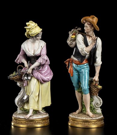 GIUSEPPE CAPPÈ (1921-2008)<br>Coppia di  contadini, 1964