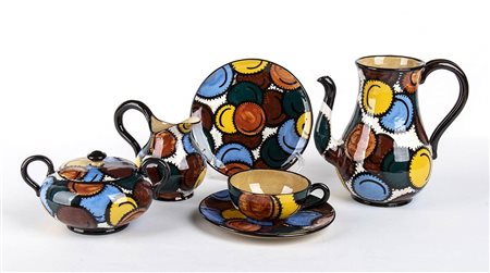 DARIO RAVANO (1876-1961)<br>Servizio da té 