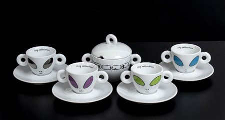 ALIENS DI DAVID BYRNE - ROSENTHAL - Servizio da caffè, 2001