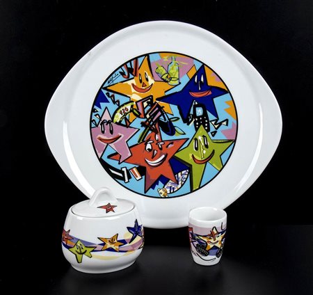 UGO NESPOLO (1941-)<br>Servizio da caffè 