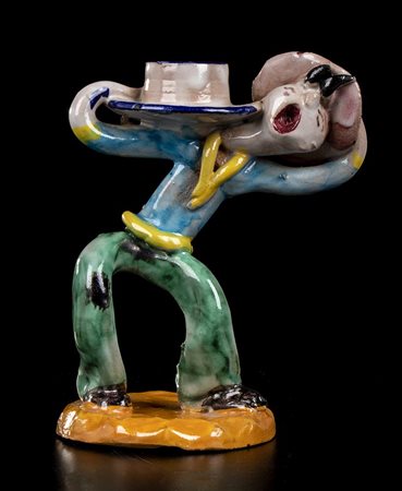 CAS VIETRI <br>Portacandela a guisa di omino