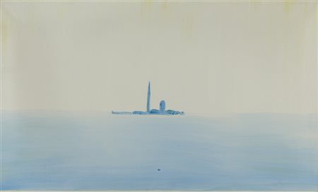 Virgilio Guidi (1892-1984), Veduta dell'Isola di San Giorgio, anni '60