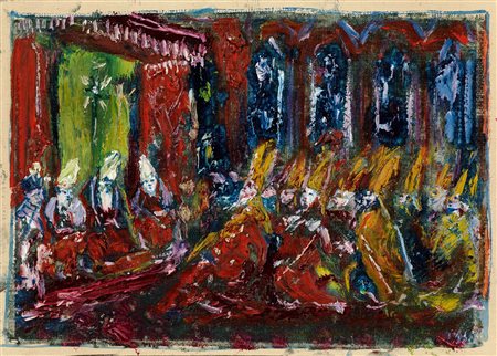 Aligi Sassu (1912-2000), Concilio, 1956