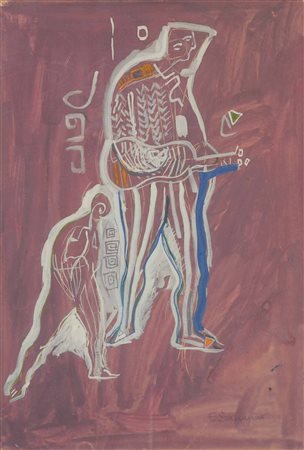 Emilio Scanavino (1922-1986), Senza titolo, 1948