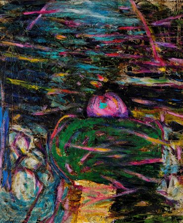 Gianni Dova (1925-1991), Palude, 1989