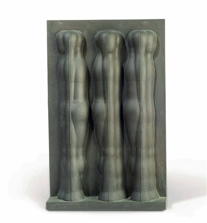 Joannis Avramidis (1922-2016), Relief mit drei Figuren, 1977
