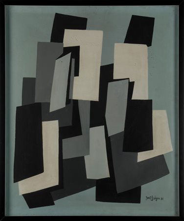 Joost Baljue (1925-1991), Composition, 1961