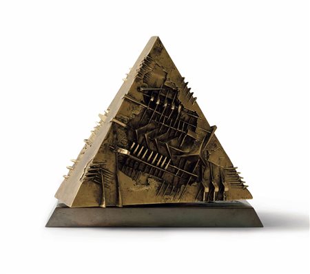 Arnaldo Pomodoro (1926), Forma piramidale “Premio Marian Skubin”, 1983-1984