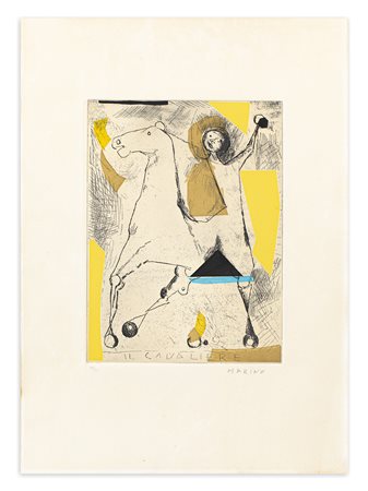 MARINO MARINI (1901-1980) - Il cavaliere, 1976