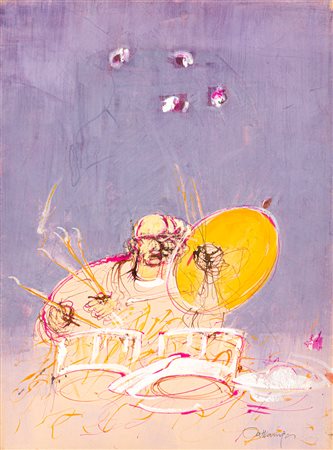 GIANCARLO CAZZANIGA (1930-2013) - Senza Titolo