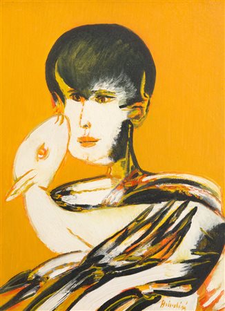 REMO BRINDISI (1918-1996) - Senza Titolo (Pastorale)