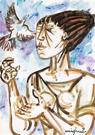 GIUSEPPE MIGNECO (1908-1997) - Senza Titolo