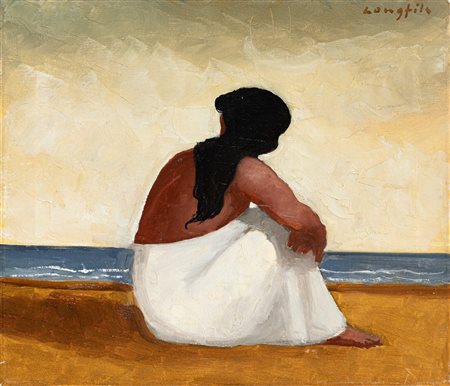 ENRICO LONGFILS (1914-1992) - Donna e mare, 1967