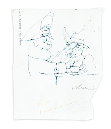 MINO MACCARI (1898-1989) - Senza Titolo, 1976