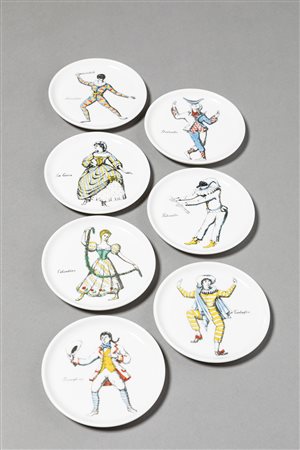 Piero Fornasetti - Sette piattini