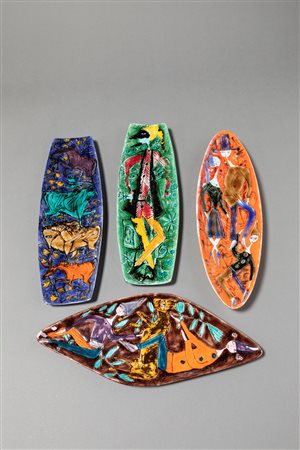 Elio  Schiavon - Quattro ceramiche