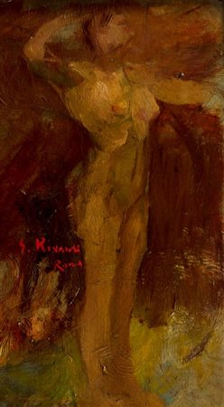 Giuseppe Rivaroli (Cremona 1885-1943)  - Nudo di donna