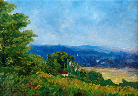 Luigi Petrassi (Zagarolo 1868-Roma 1948)  - Campagna romana, 1922