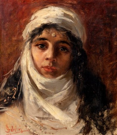 Pietro Gabrini (Roma 1856-1926)  - Bellezza araba
