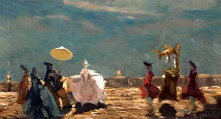 Emma Ciardi (1879-1933)  - L'ombrellino bianco