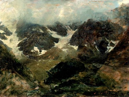 Cesare Tallone (1853-1919)  - "Macugnaga"