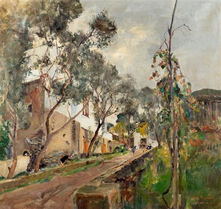 Guido Casciaro (Napoli 1900-1963)  - "Ulivi", 1928