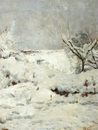 Nicolò Cannicci (Firenze 1846-1906)  - Neve
