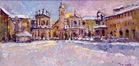 GALLO BEPPE Castagnole Lanze (AT) 1942 "Inverno in piazza San Carlo" 2009...