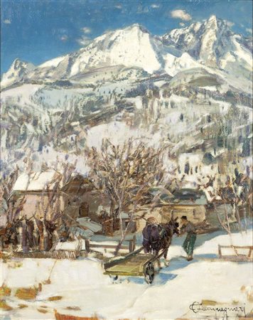 CAMPAGNARI OTTORINO Mestre (VE) 1910 - 1982 Torino "Bardonecchia - Vecchio...