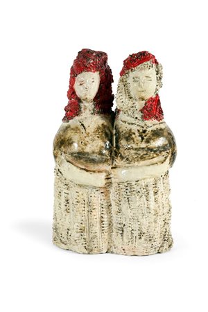 JACO (GIUSEPPE JACOPETTA) Gioiosa Jonica (RC) 1948 "Le sorelle" 2006 h cm. 40...