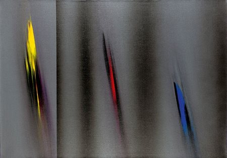 FINZI ENNIO Venezia 1931 "Do-Re-Mi" 70x100 olio su tela Opera firmata ed...