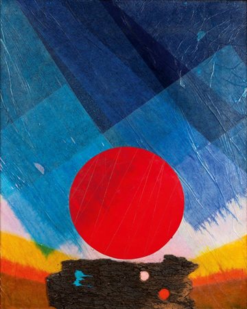 CRIPPA ROBERTO Monza 1921 - 1972 Bresso (MI) "Senza titolo" anni '70 81x65...