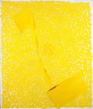 AIMONE NINO Torino 1932 "Dorato" 2007 110x130 olio su tela Opera firmata,...