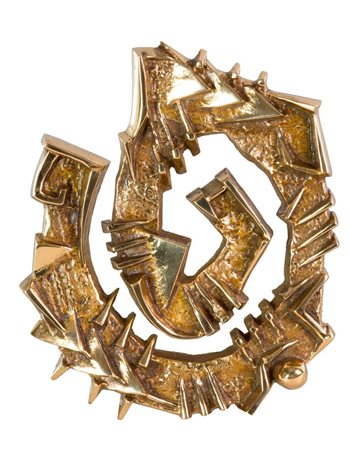 POMODORO ARNALDO Marciano di Romagna (FO) 1926 "Il fermacarte" 2006 10,5x9,5...