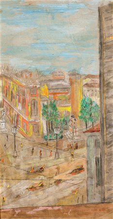 ROSSO MINO Castagnole (At) 1904 - 1963 Torino "Torino - Piazza Castello"...