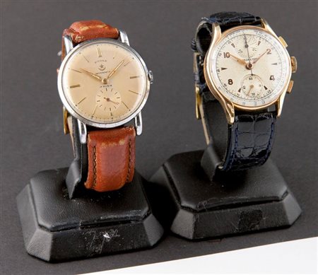 LOTTO DI DUE OROLOGI DA POLSO Lotto composto da due orologi da polso: il...