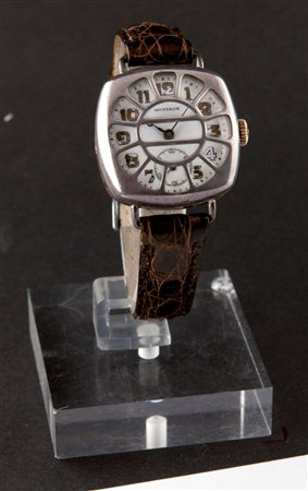 MONTAUK TERASSE WATCH Solo tempo, anni '20 33x33 Cassa in argento a forma di...