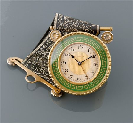 ZENITH Orologio sveglia da comodino, anni '60 Diam 65 Cassa tonda in due...