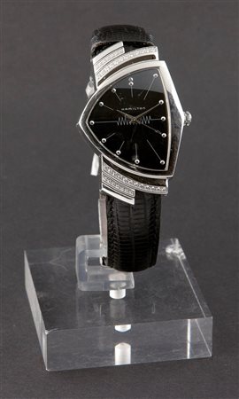 HAMILTON Solo tempo, modello "Ventura", serie recente 45x33 Riedizione del...