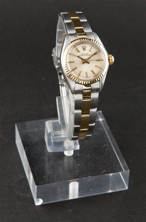 ROLEX Oyster Perpetual , ref. 6719, misura lady, anni '70 Diam 26 Cassa...