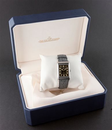 JAEGER LE COULTRE Reverso "Grand Taille Shadow", anni '90, 43x26 Cassa in...