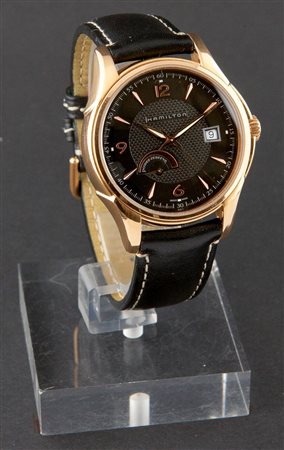 HAMILTON Riserva di carica , modello "Jazzmaster" serie recente Diam 42 Cassa...