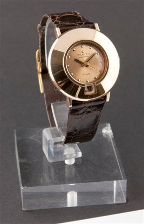 ZENITH Modello "De Luuxe", anni '60 Diam 36 Cassa in oro rosa, in due parti,...