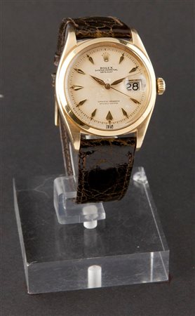 ROLEX Oyster Perpetual DateJust, ref. 6604, anno 1959 Diam 36 Cassa oyster in...