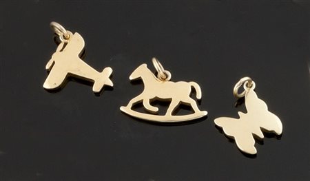 POMELLATO Lotto composto da tre ciondoli firmati "Pomellato", linea "Dodo",...