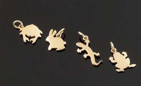 POMELLATO Lotto composto da quattro ciondoli firmati "Pomellato", linea...