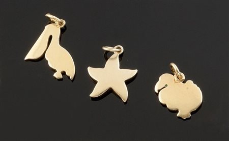 POMELLATO Lotto composto da tre ciondoli firmati "Pomellato", linea "Dodo",...