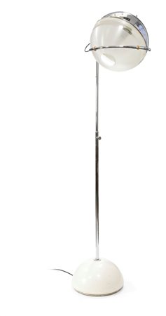 LENCI FABIO Focus Lampada da terra Metallo cromato, diffusore in...