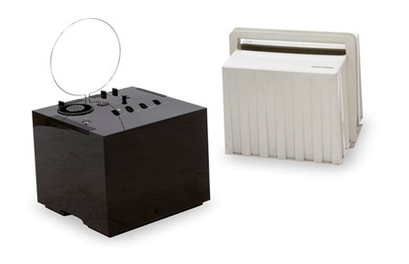 ZANUSO MARCO, SAPPER RICHARD Black Televisore in materiale acrilico....